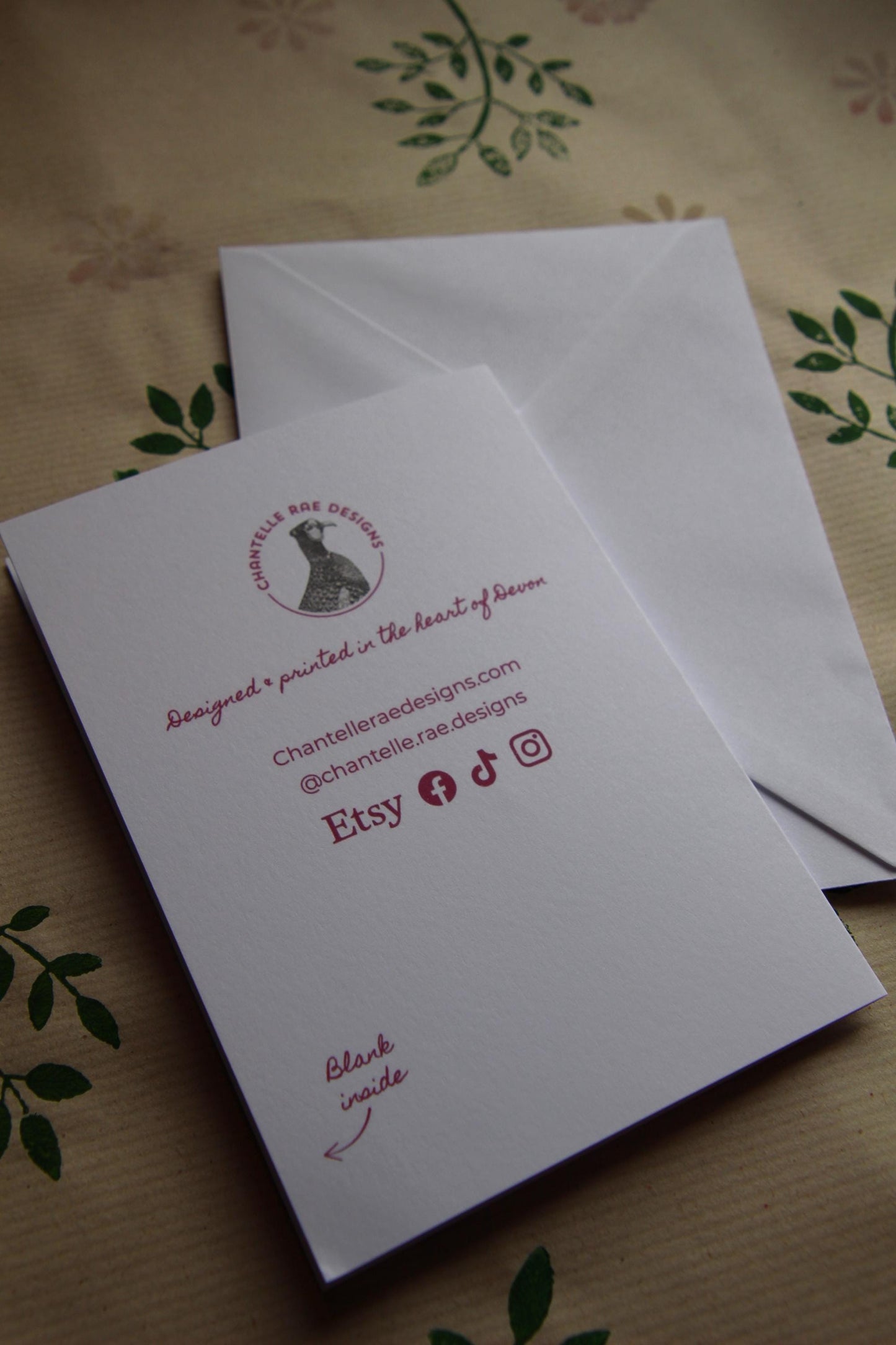 Foxy A6 Cards, set of 3: Painting, Handmade